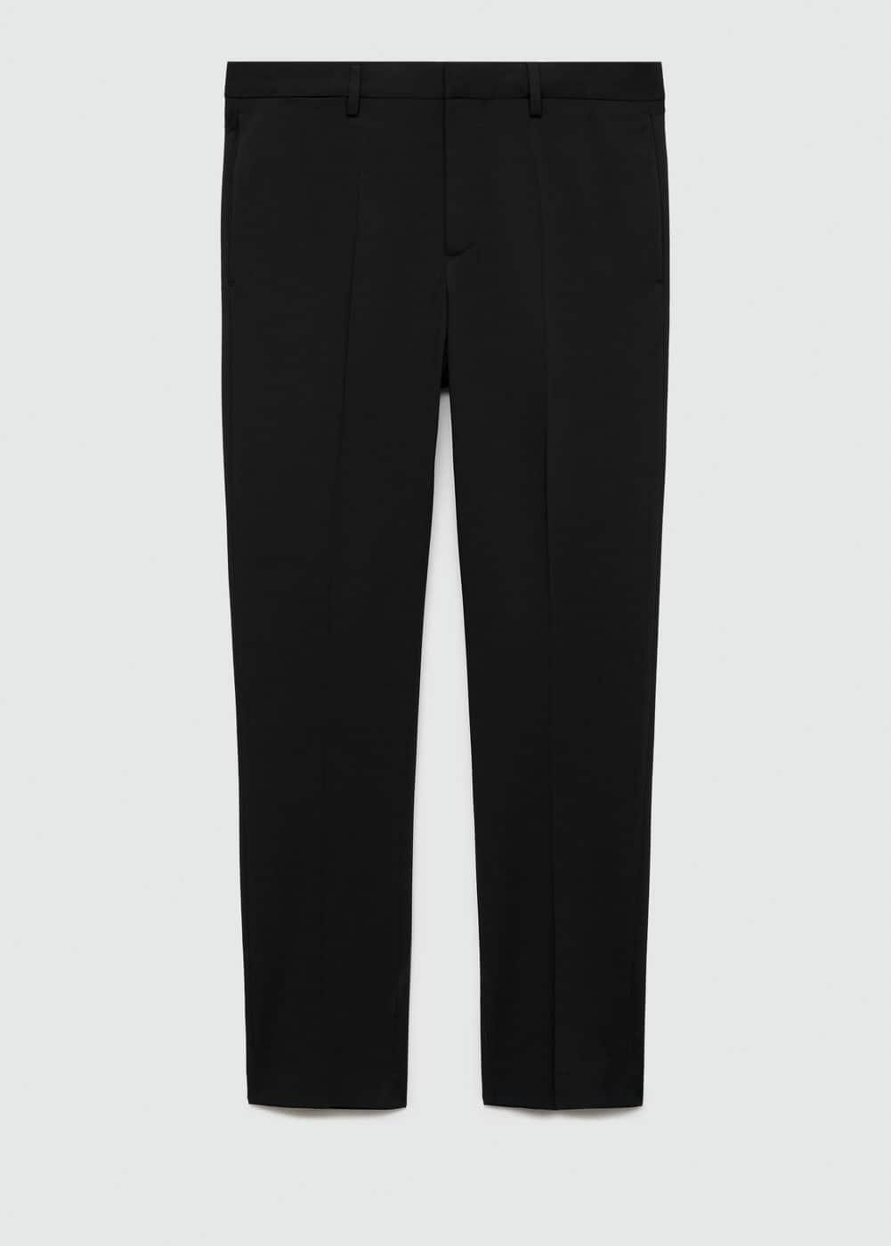 MANGO MAN - Stretch fabric super slim-fit suit pants blackMen Product Image