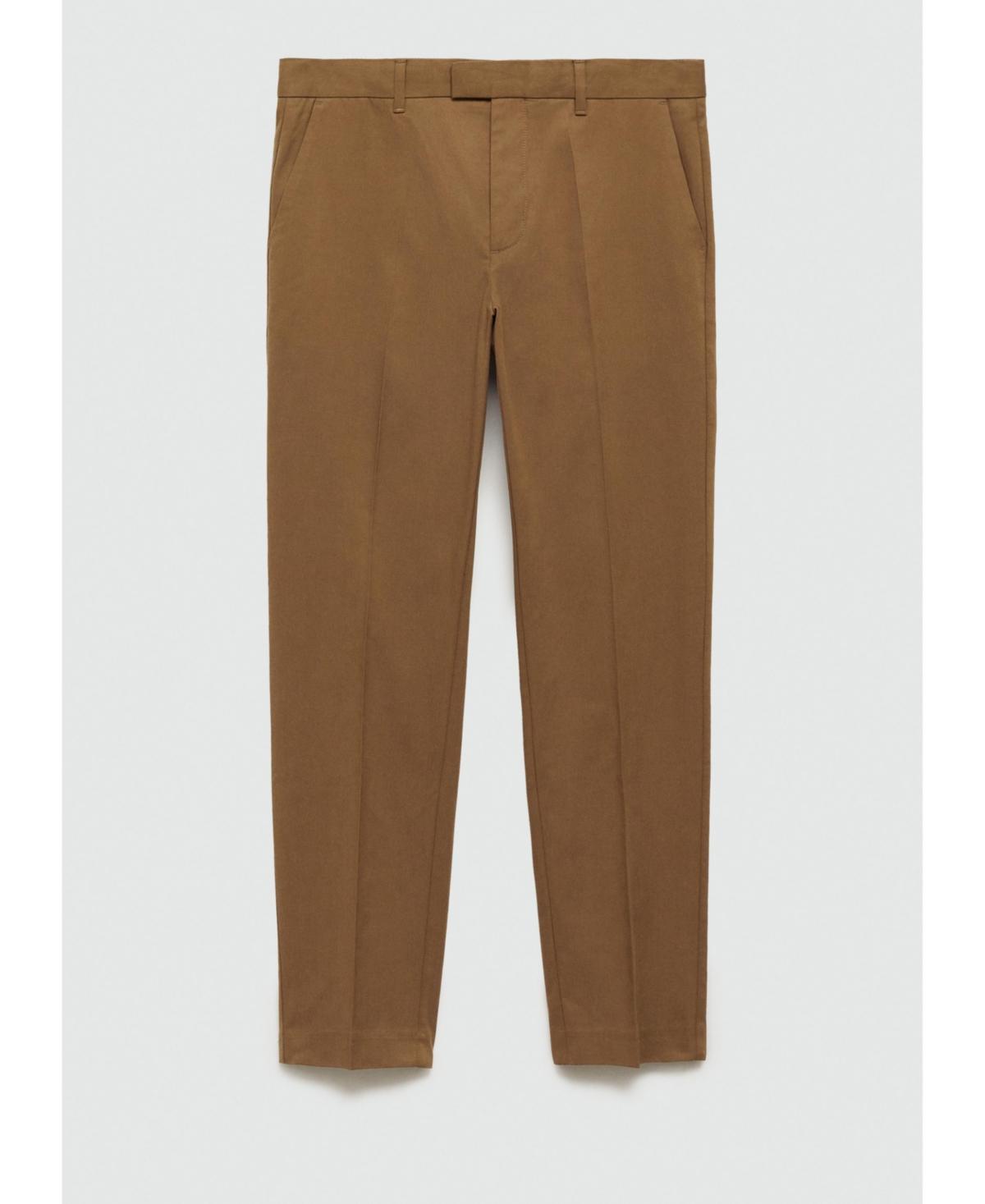 Mango Mens Cotton Trousers Product Image