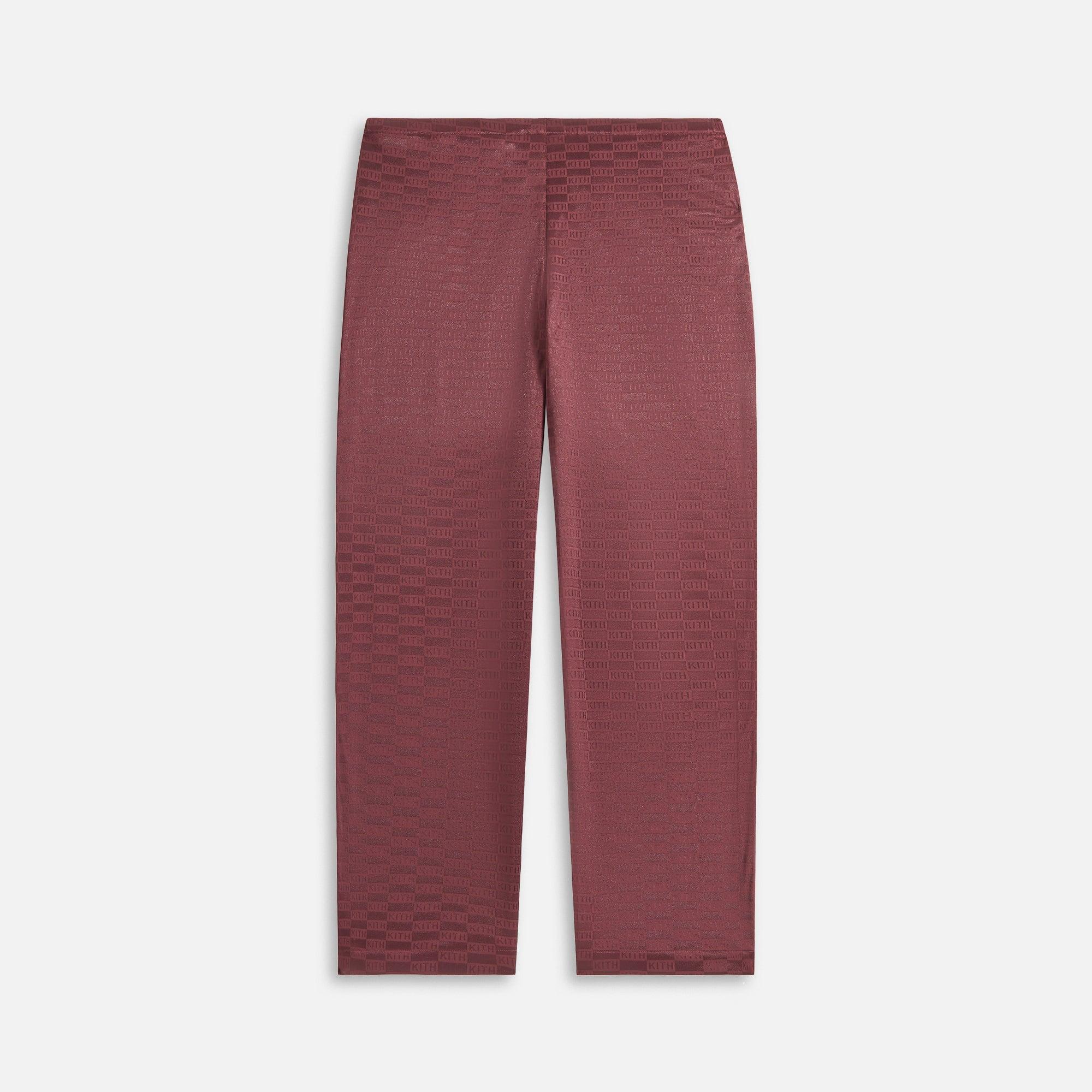 Kith Women Florin Monogram Tearaway Pant - Magma Female Product Image