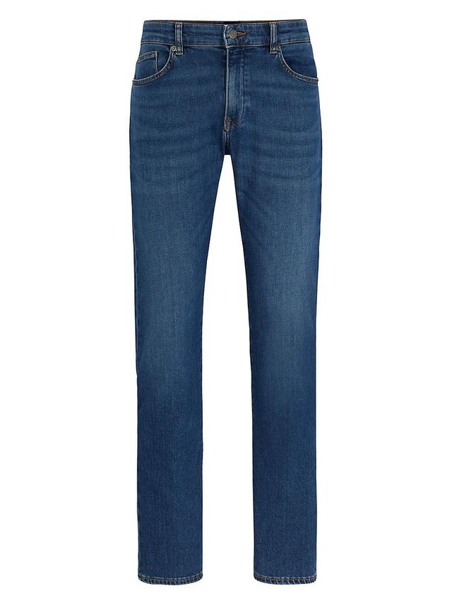 Mens Slim-Fit Jeans in Comfort-Stretch Denim Product Image