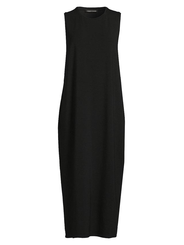 Womens Sleeveless Jersey Midi-Dress Product Image