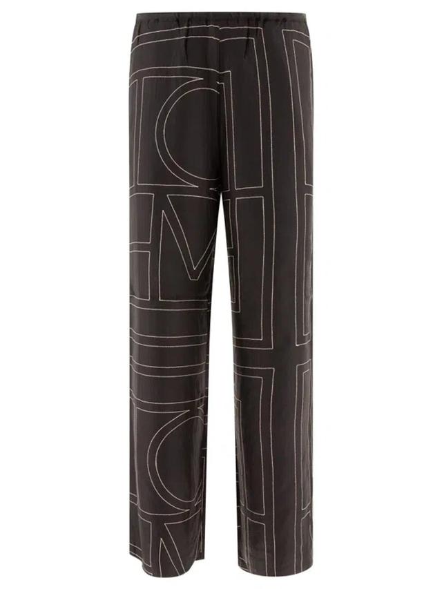 Monogram Trousers In Black Product Image