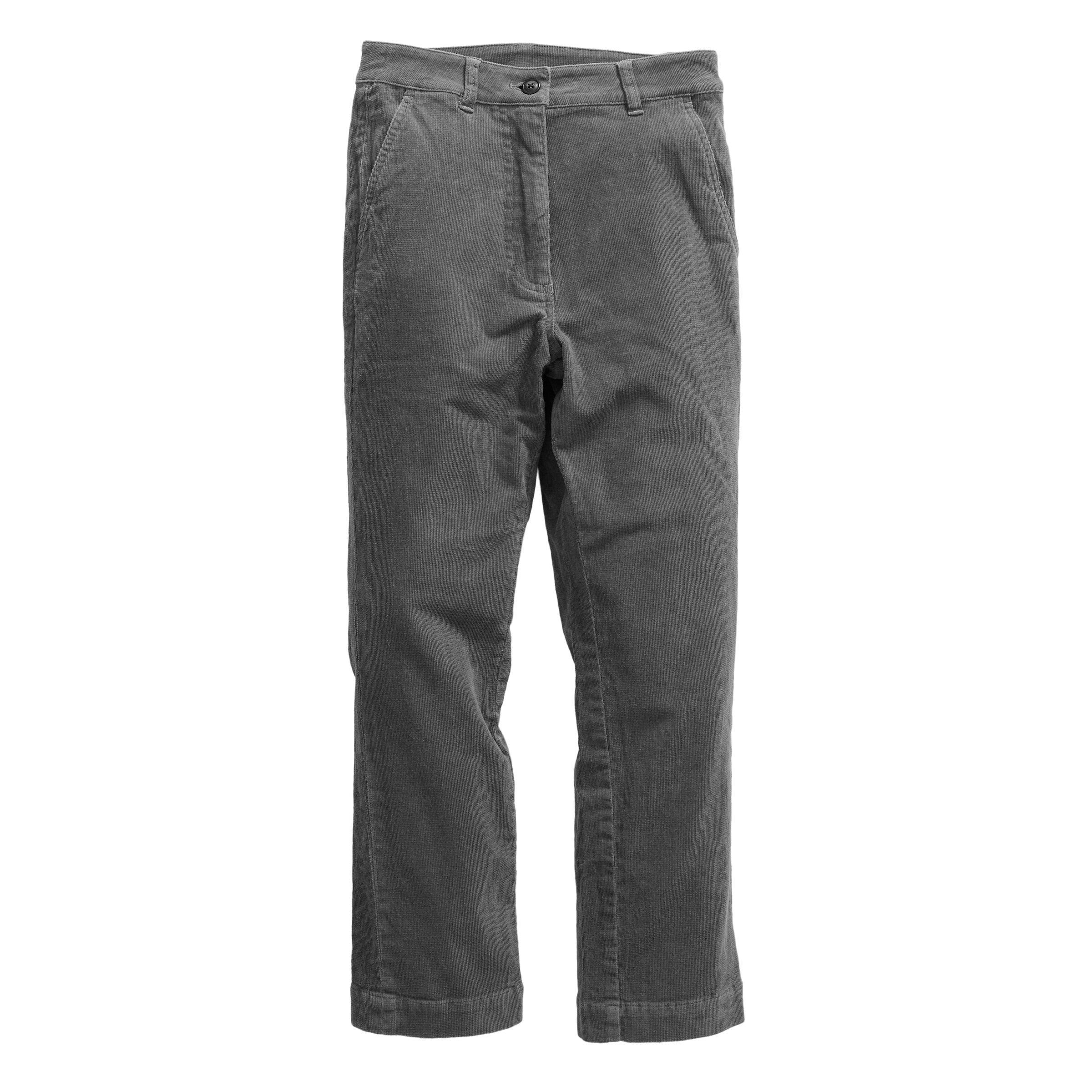 Tracy Slim Ankle Corduroy Pants - Nickel (Final Sale) Female Product Image