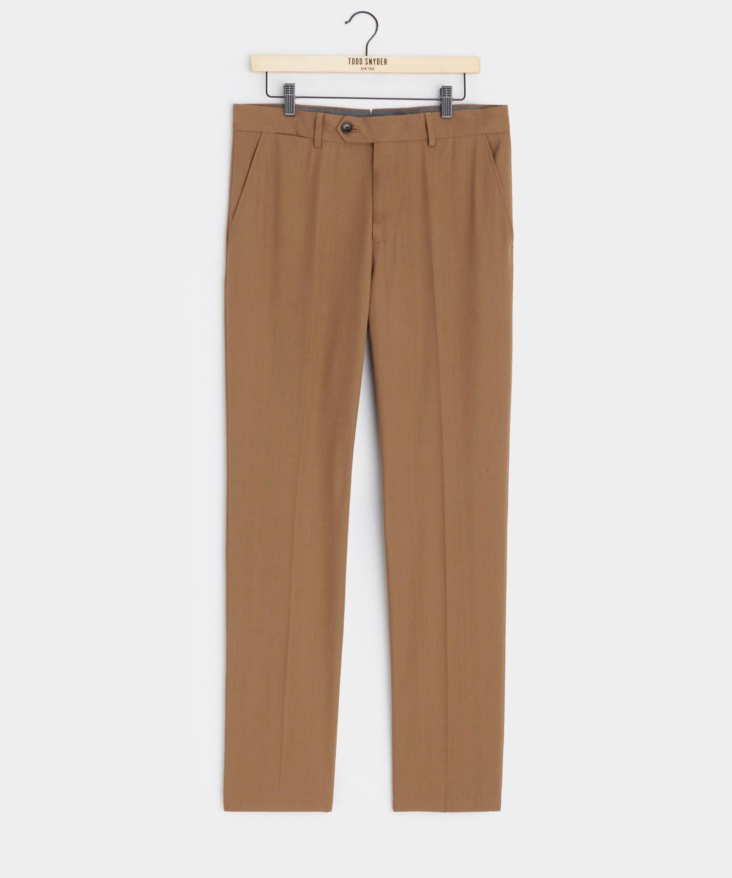 Italian Cotton Sutton Trouser in Acorn Product Image