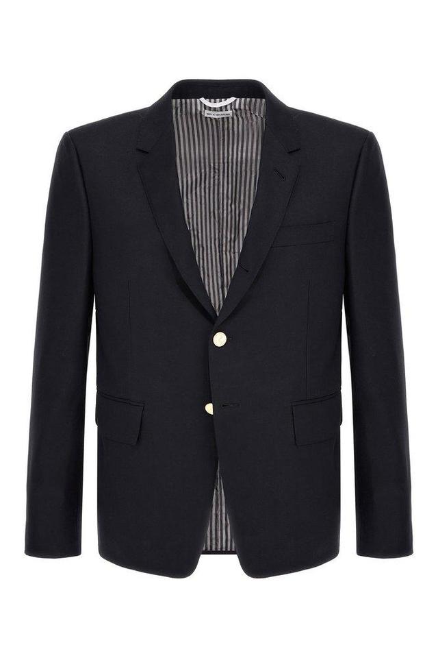 Navy Stripe Classic Blazer In 415 Navy Product Image