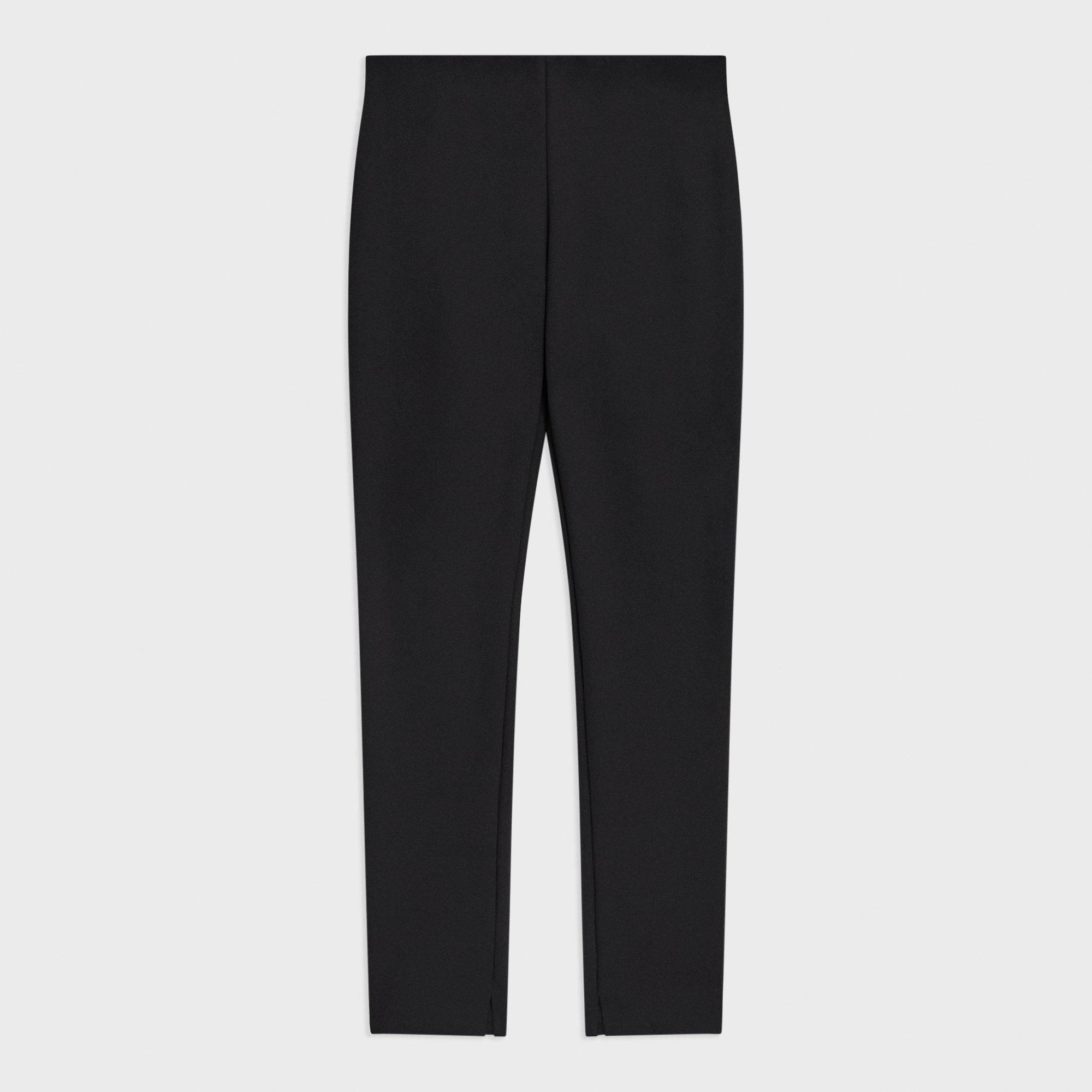 Contrast Piping Pants In Black Product Image