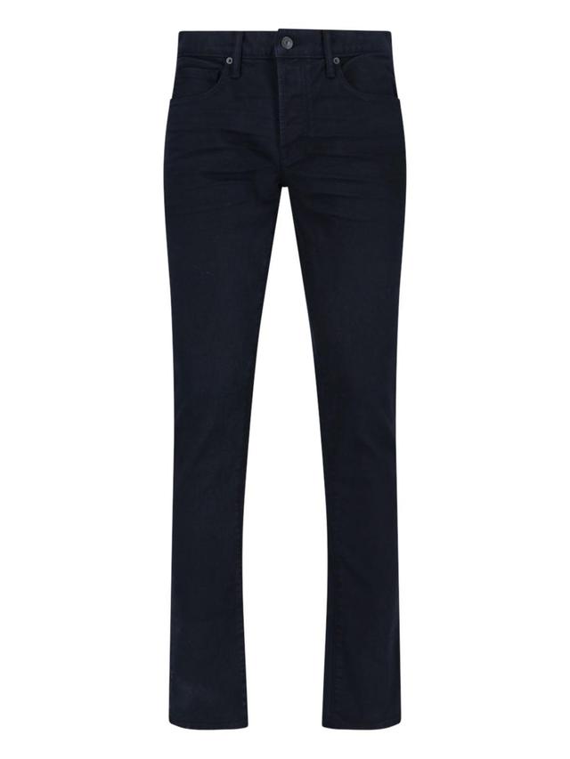 Logo Patch Skinny Jeans In Blue Product Image