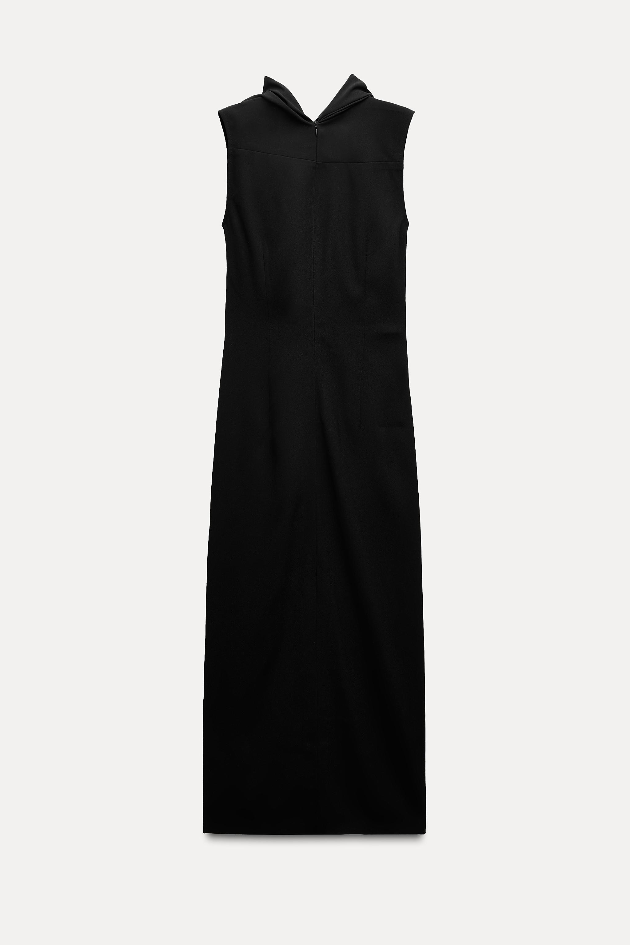 DRAPED MIDI DRESS ZW COLLECTION Product Image