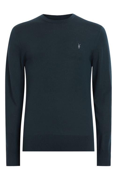 ALLSAINTS Mode Merino Crew Jumper In Racing Green Product Image