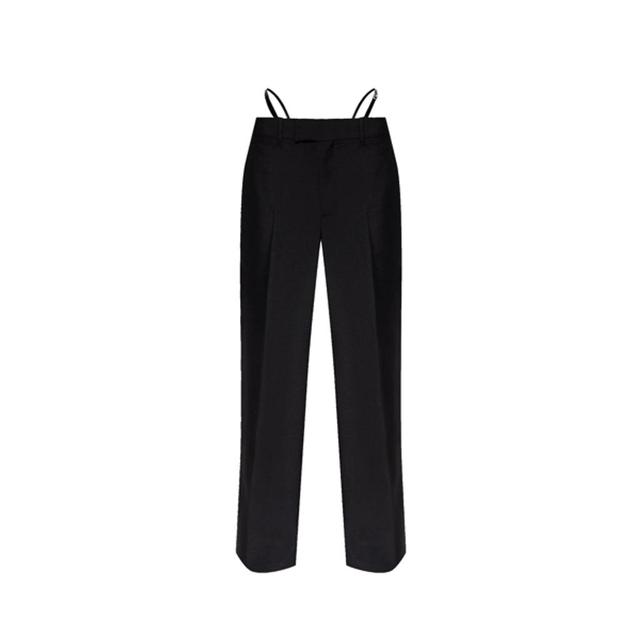 Wool Mohair Pant In Black Product Image