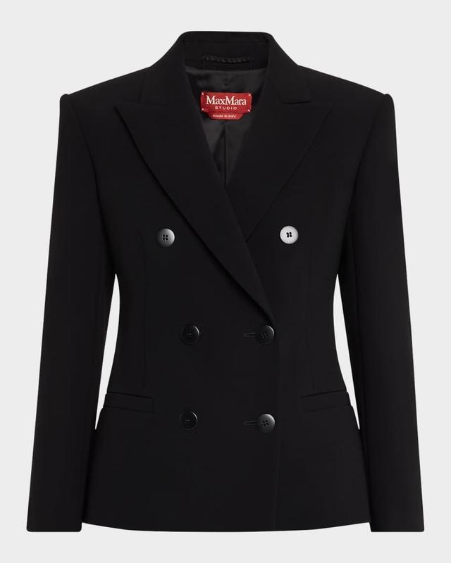 Key Double-Breasted Tailored Blazer Product Image