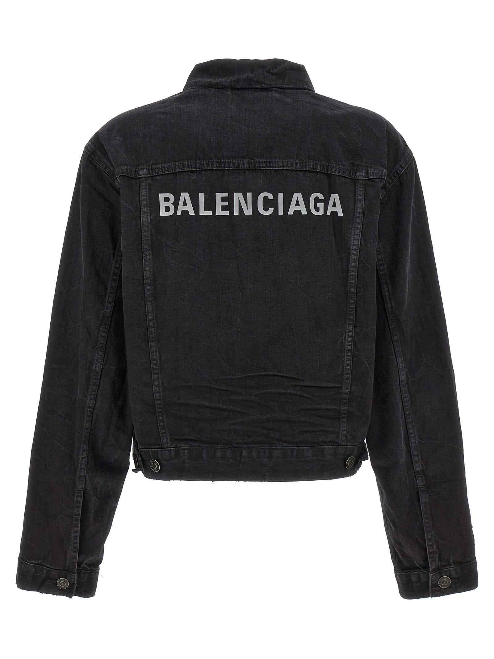 BALENCIAGA Jacket In Lightweight Black Product Image