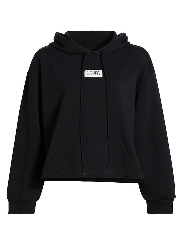 Womens Logo Cotton-Blend Hoodie Product Image