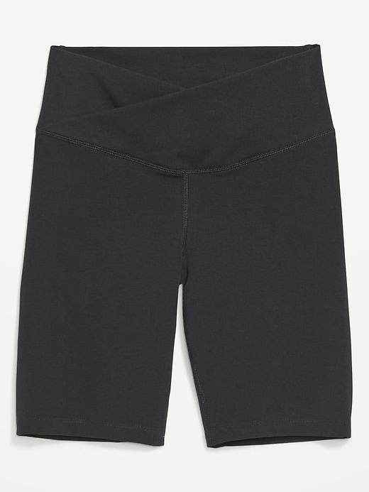 Extra High-Waisted PowerChill Biker Shorts -- 8-inch inseam Product Image