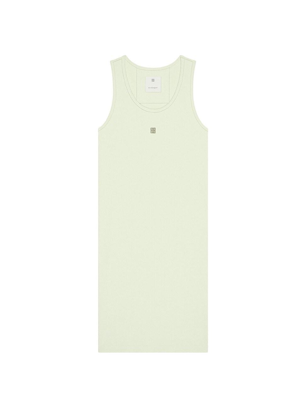 Womens Tank Dress in Cotton with 4G Detail Product Image