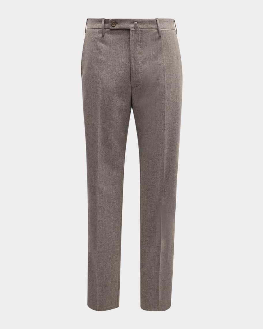 Men's Melange Stretch Twill Dress Pants Product Image