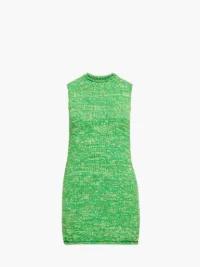 SPACE DYE MINI DRESS in green | JW Anderson US  Product Image