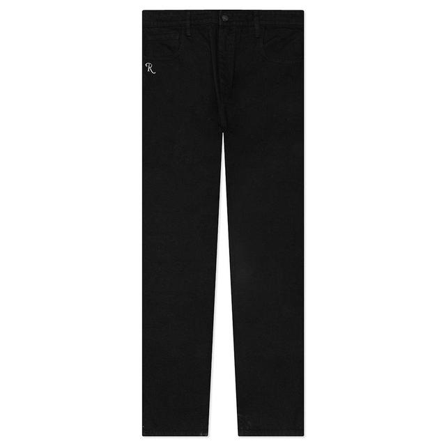 Slim Fit Denim Pants - Black Male Product Image