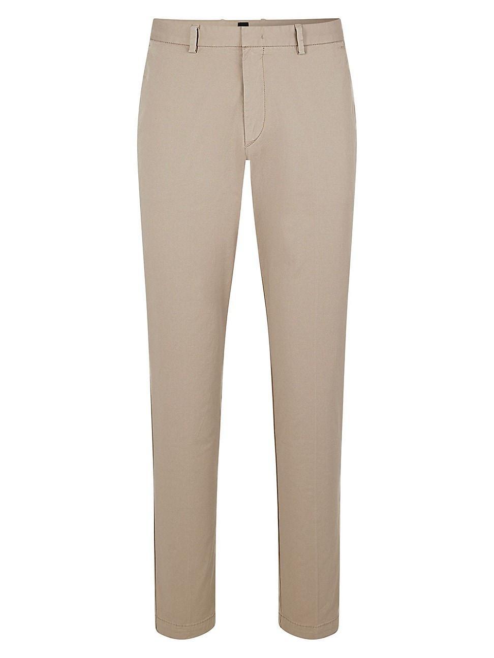 Mens Slim Fit Chinos In Stretch Cotton Gabardine Product Image