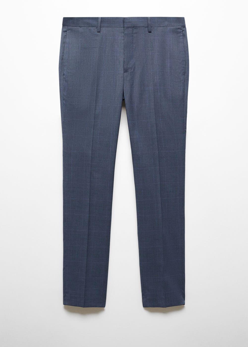 MANGO MAN - Stretch fabric super slim-fit suit pants dark navyMen Product Image