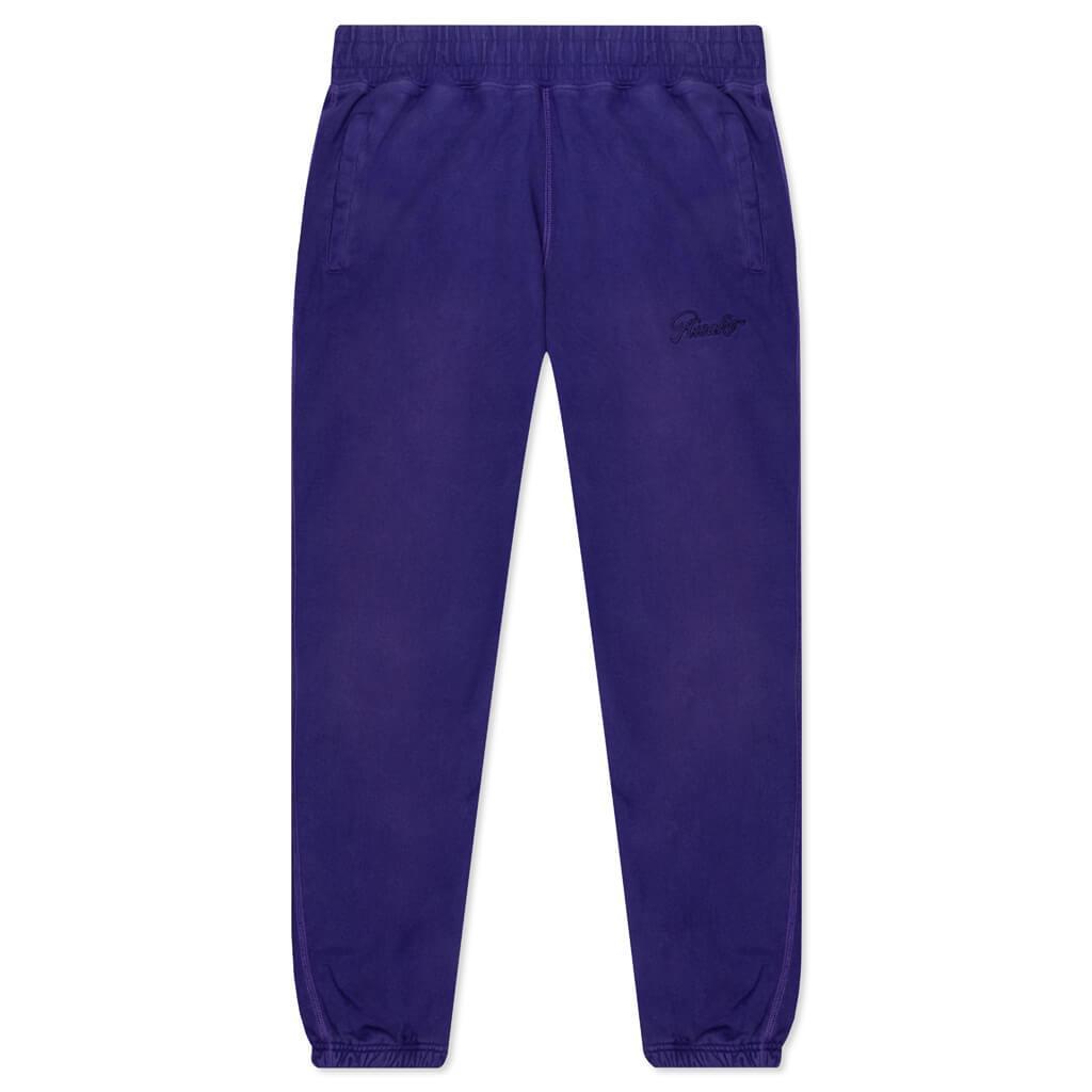 Awake Sunbleached Logo Sweatpants - Purple Male Product Image