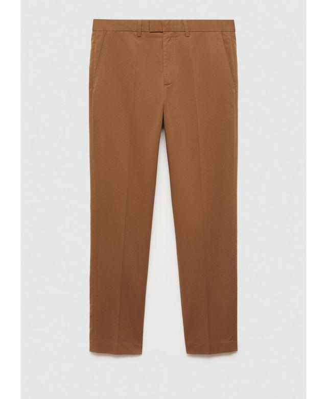 Mango Mens Regular Cotton Pants Product Image