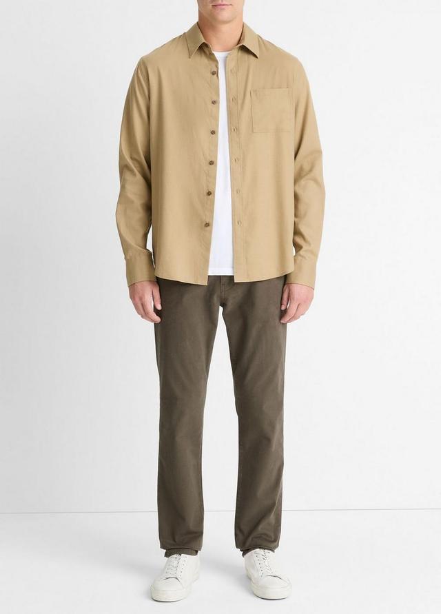 Italian Cotton-Wool Twill Shirt Product Image