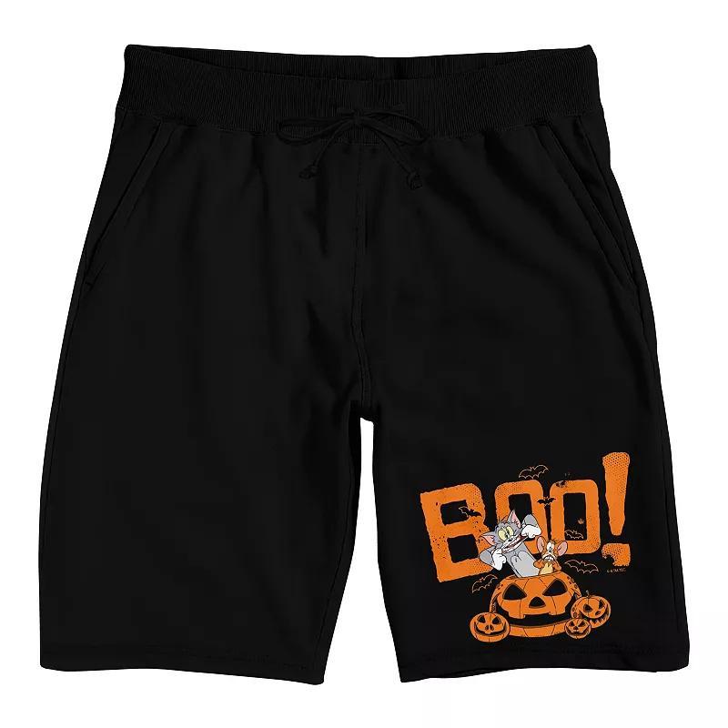 Mens Tom And Jerry Boo! Sleep Shorts Product Image