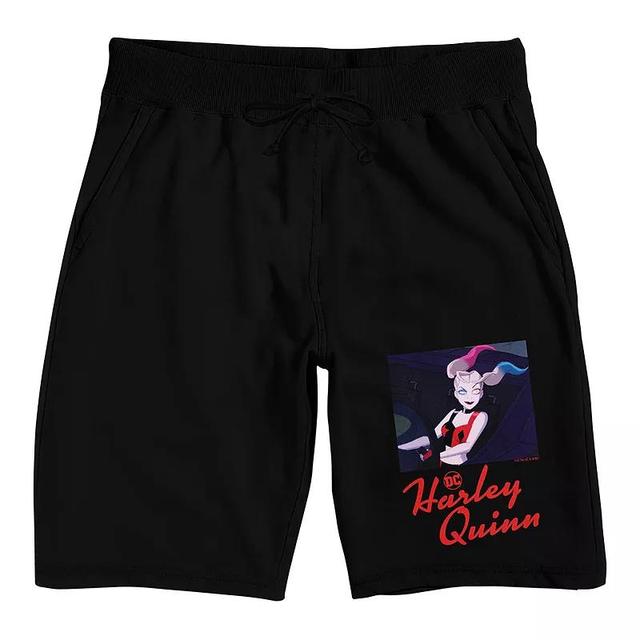 Mens DC Comics Harley Quinn Animated Pajama Shorts Product Image