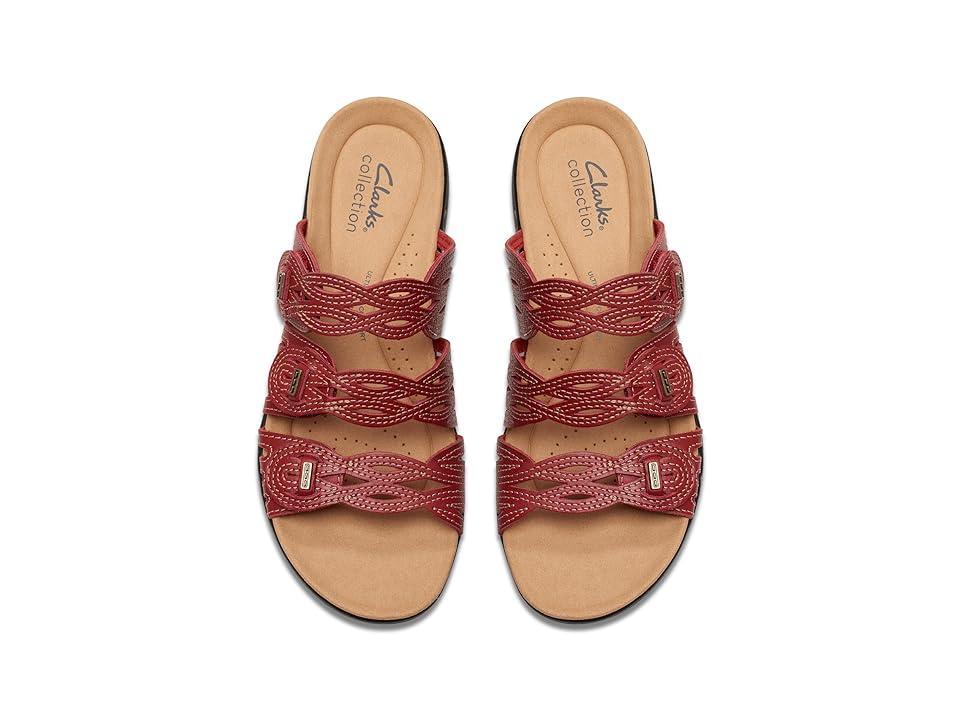 Clarks Laurieann Ruby Leather) Women's Sandals Product Image