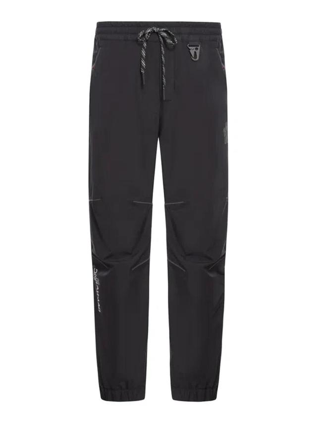 Grenoble Logo Embossed Drawstring Track Pants In Black Product Image