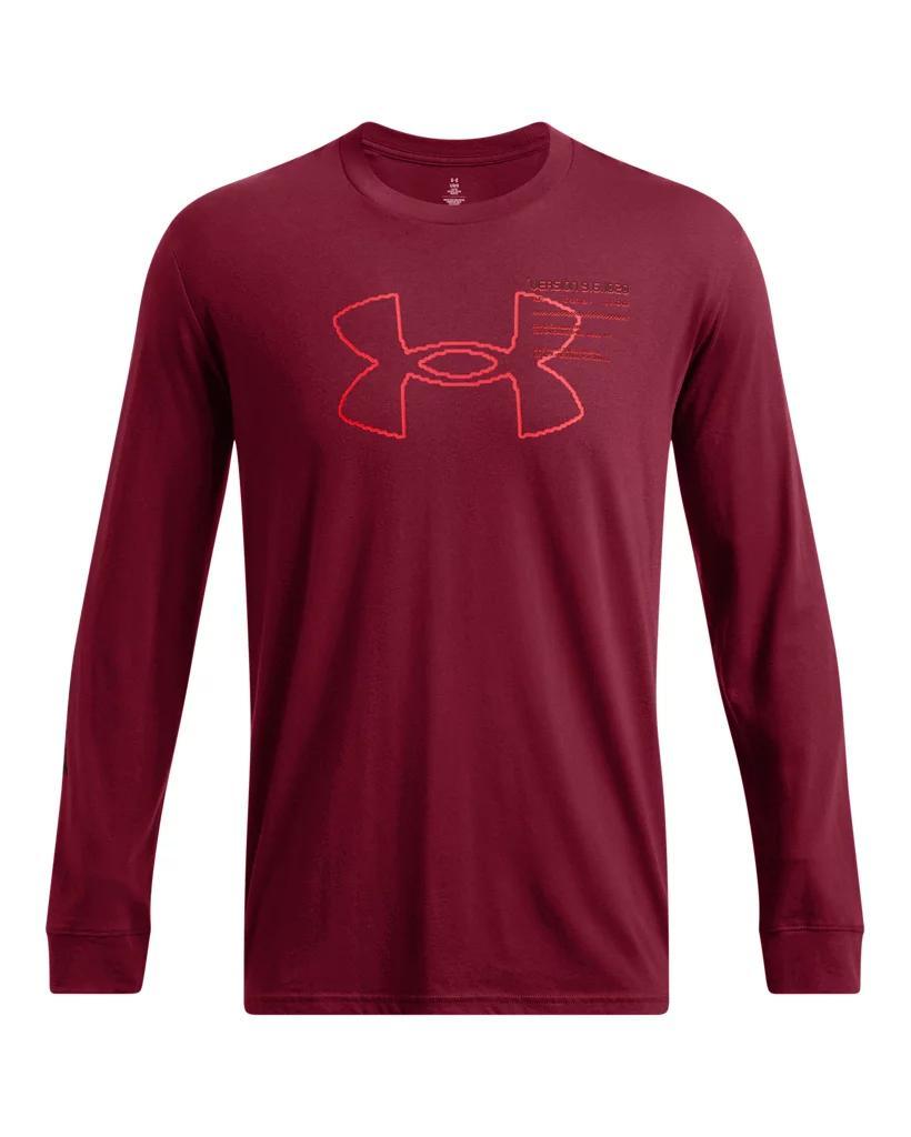 Mens UA Glitch Big Logo Long Sleeve Product Image