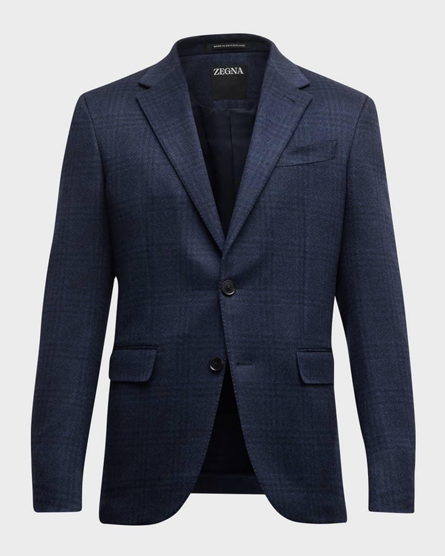 Men's Tonal Plaid Blazer Product Image