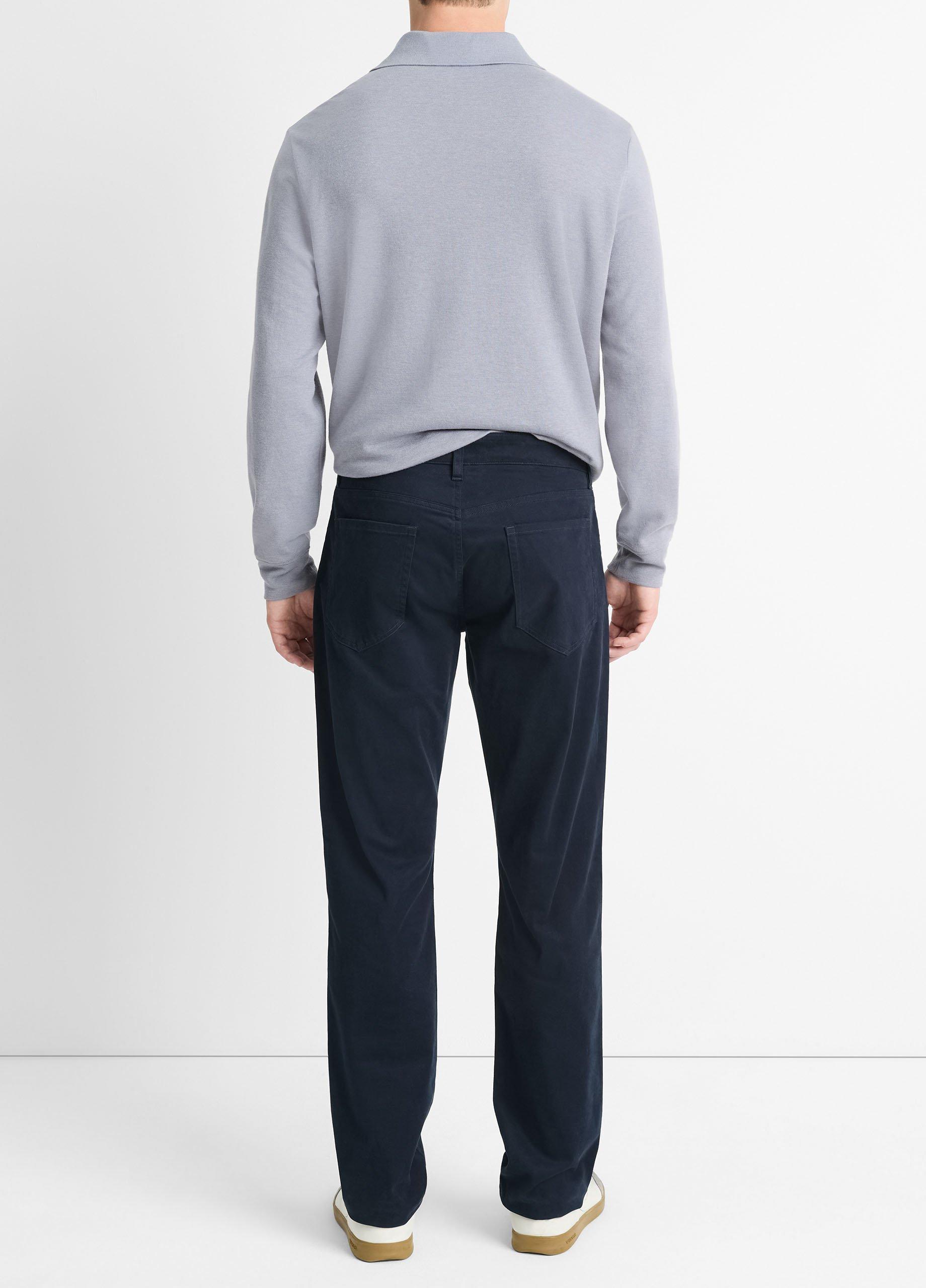 Dylan Slim 5-Pocket Peached Stretch-Cotton Pant Product Image