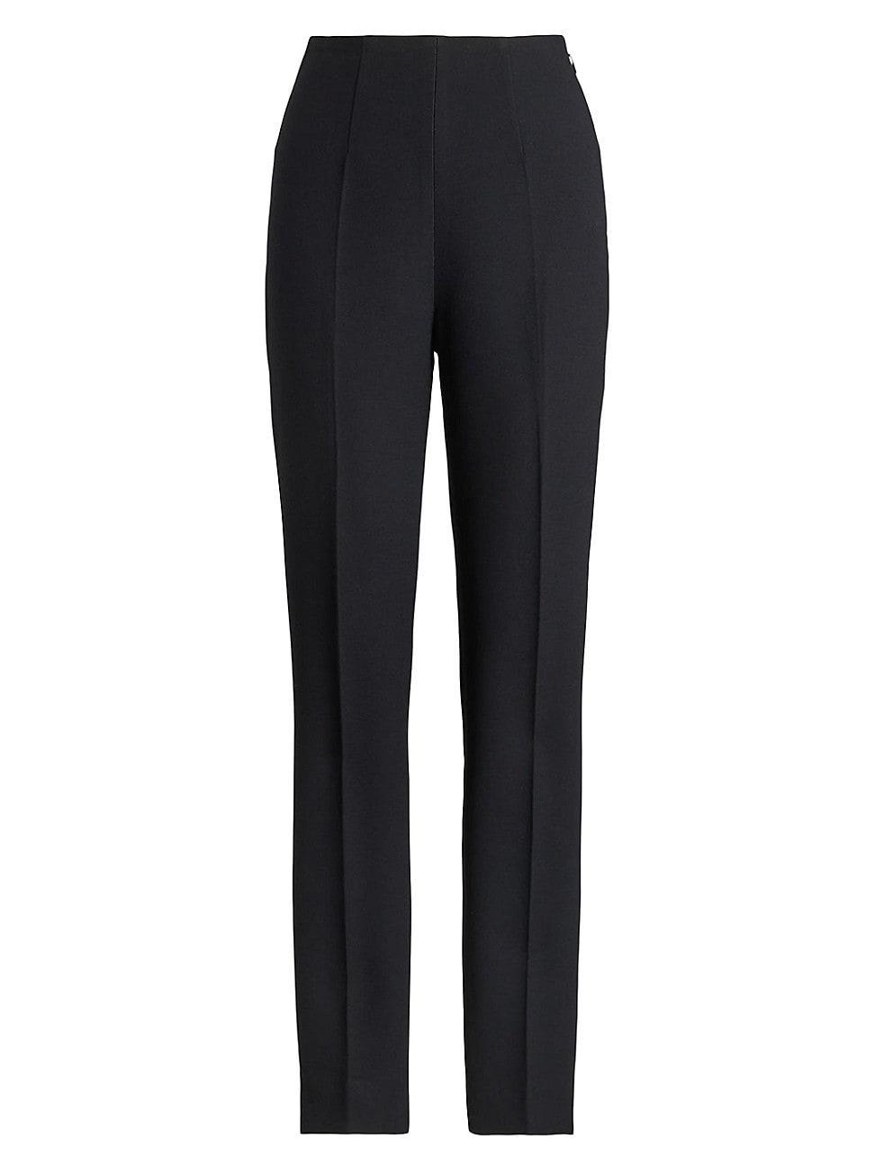 Womens Bobbi Sculpted Wool-Blend Ankle Pants Product Image