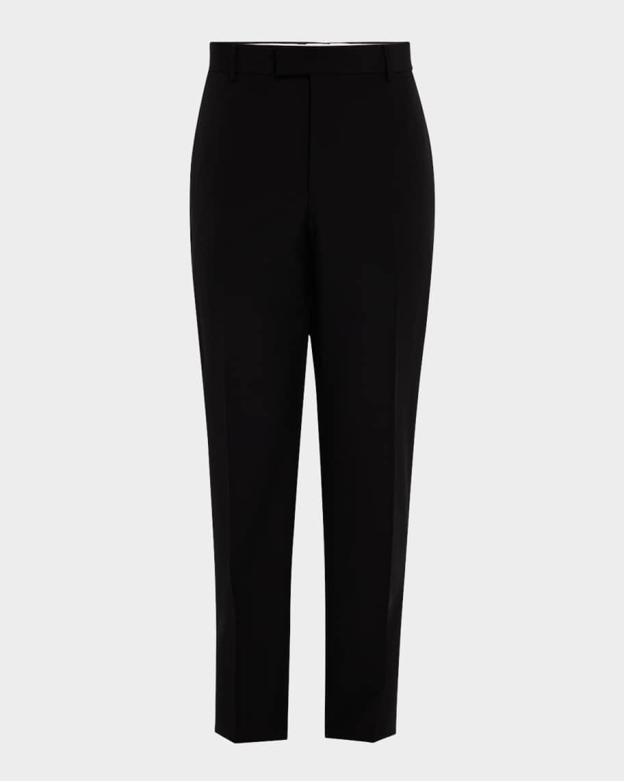 Men's Straight-Fit Wool Trousers Product Image