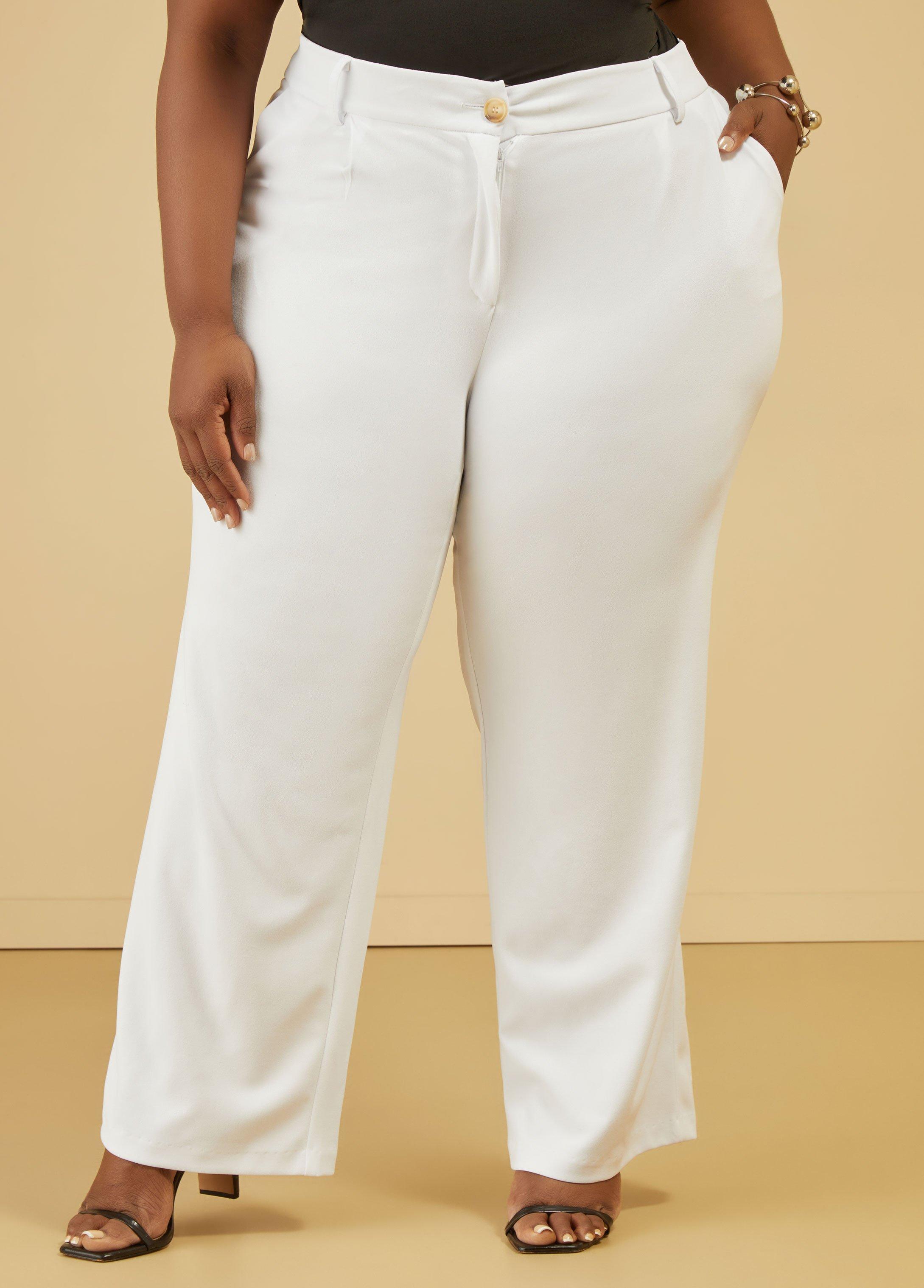 Straight Leg Crepe Trousers Product Image