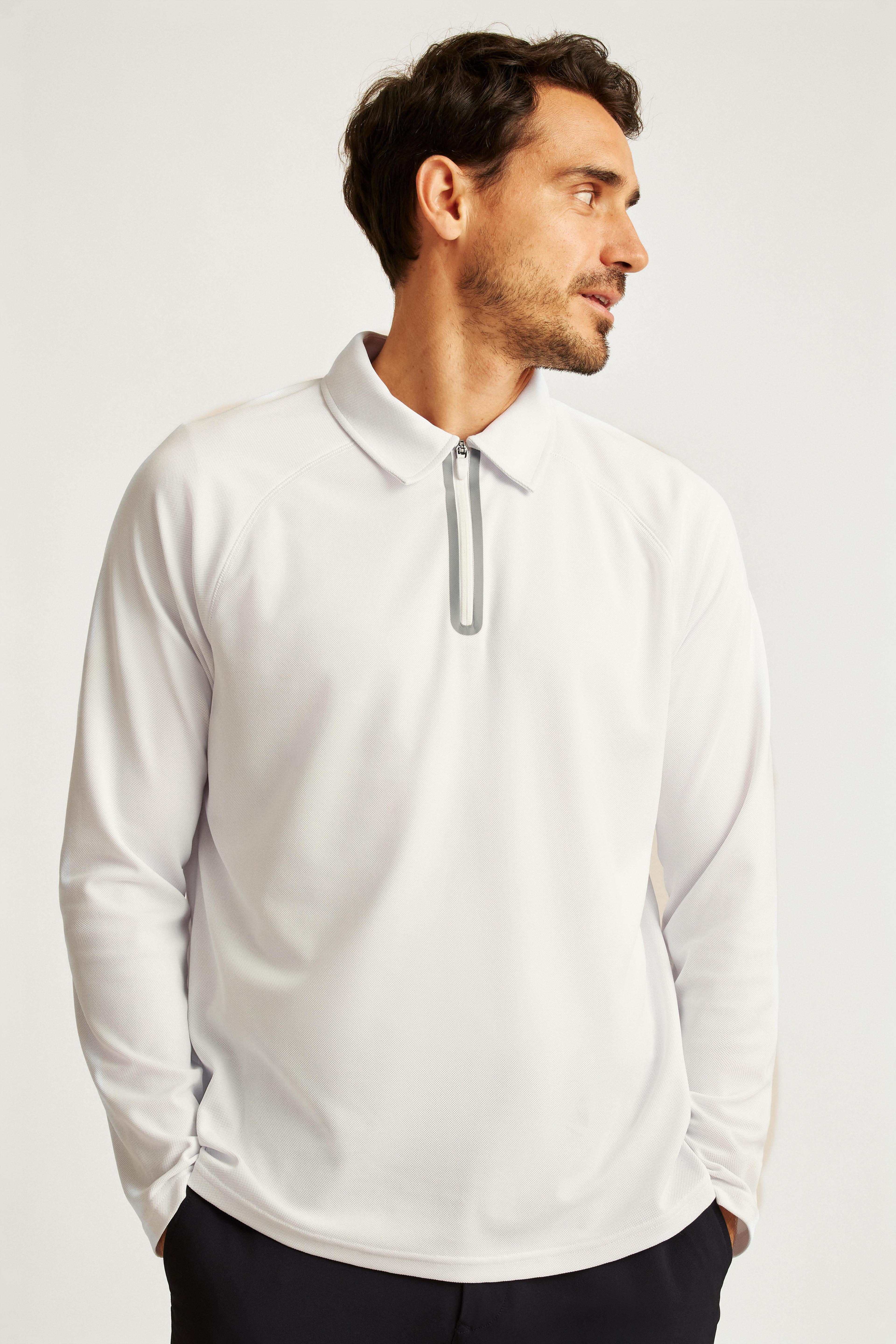 All Day Long Sleeve Zip Polo Product Image