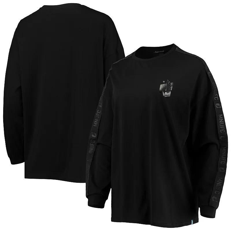 Womens The Wild Collective Black Minnesota United FC Tri-Blend Long Sleeve T-Shirt Product Image