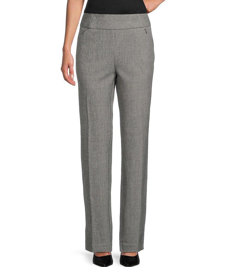 Investments the PARK AVE fit Stretch Front Pocketed Tummy Control Straight Leg Pants Product Image