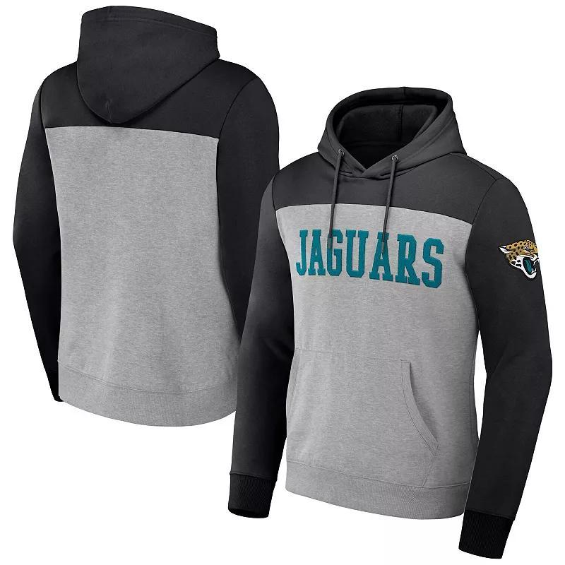 Mens NFL x Darius Rucker Collection by Fanatics Heather Gray New Orleans Saints Color Blocked Pullover Hoodie Product Image