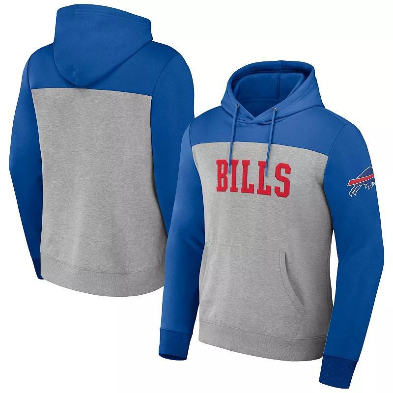 Mens NFL x Darius Rucker Collection by Fanatics Heather Gray Tampa Bay Buccaneers Color Blocked Pullover Hoodie Product Image