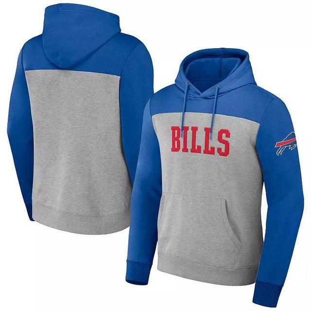 Mens NFL x Darius Rucker Collection by Fanatics Heather Gray Tampa Bay Buccaneers Color Blocked Pullover Hoodie Product Image