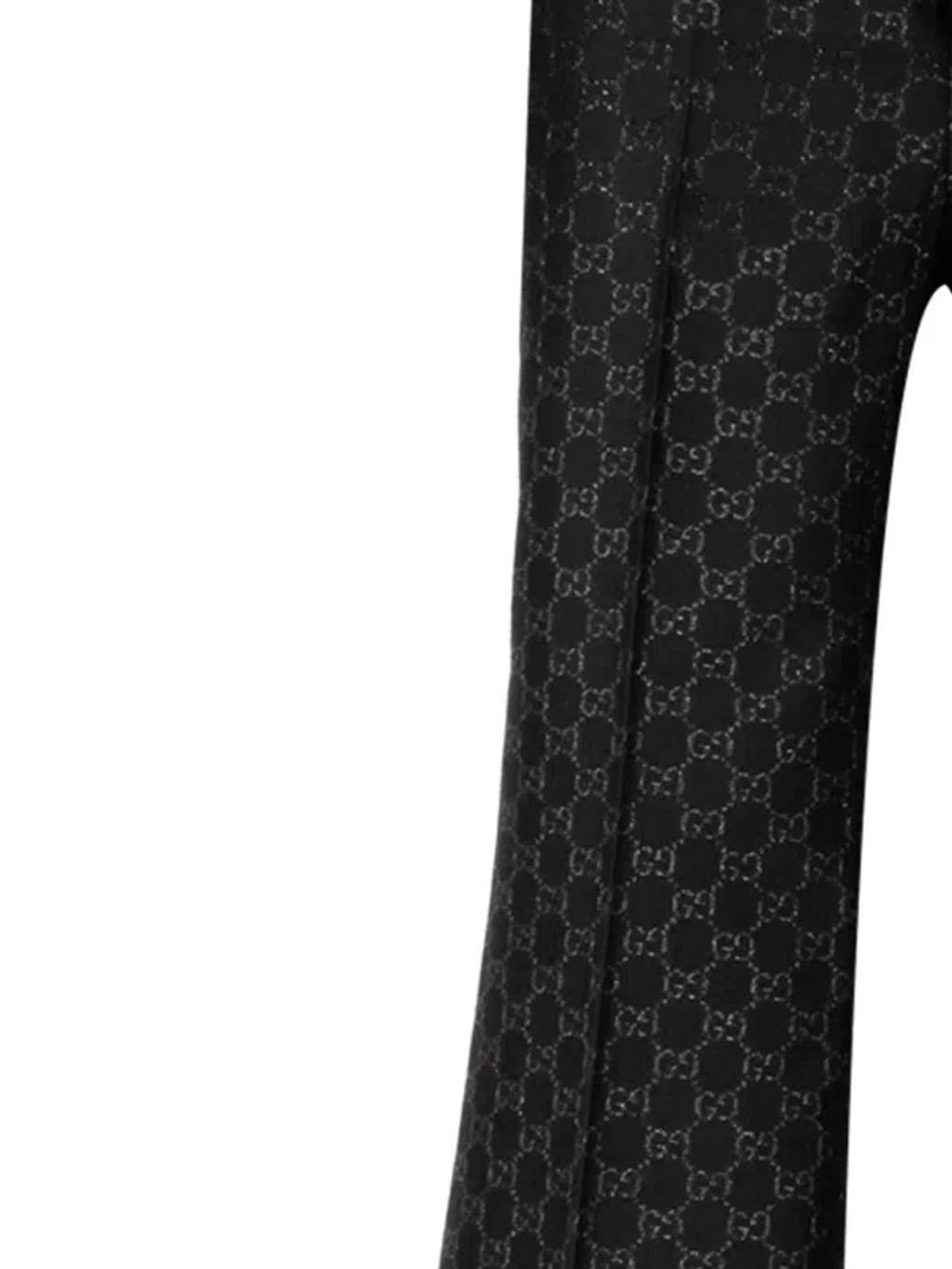 Gg Slim Fit Trousers In Black Product Image