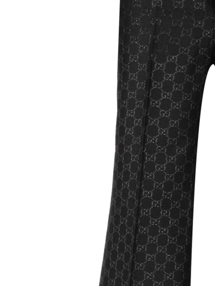 Gg Slim Fit Trousers In Black Product Image