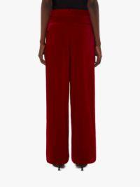 VELVET TUXEDO TROUSERS in red | JW Anderson US  Product Image