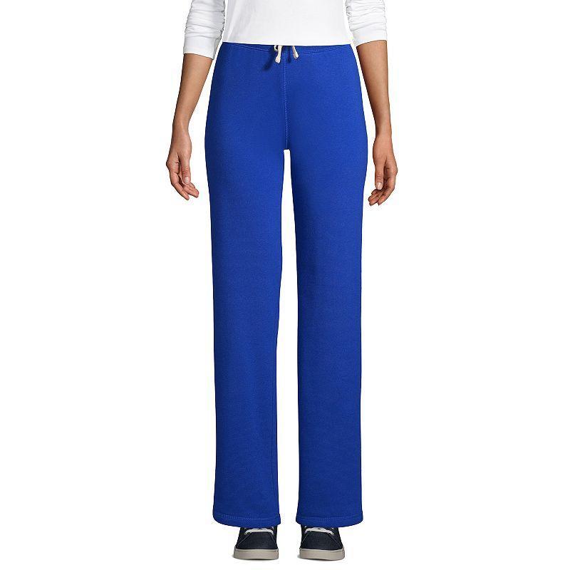 Womens Lands End Sweatpants Blue Product Image