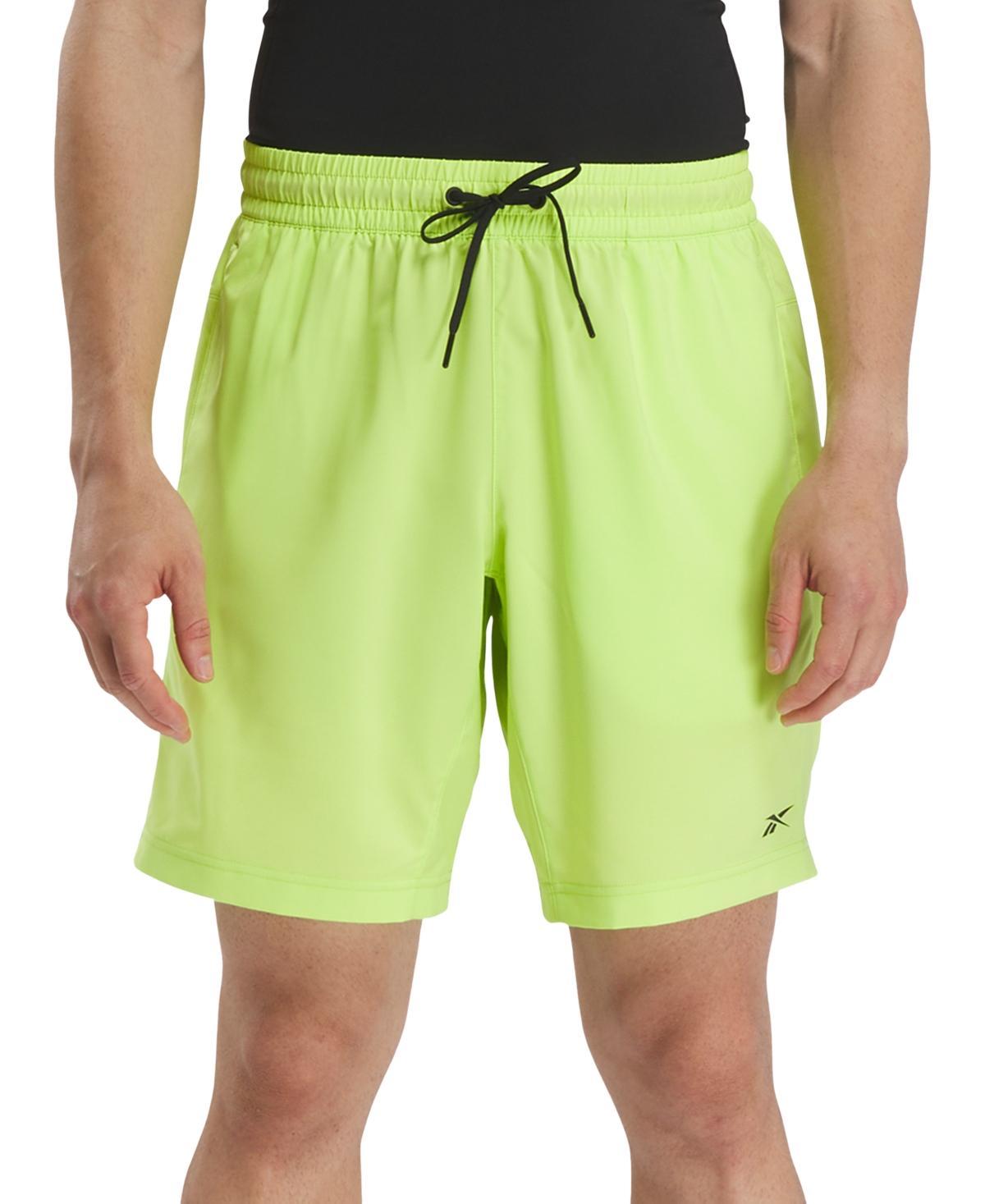 Reebok Mens Regular-Fit Moisture-Wicking 9 Woven Drawstring Shorts Product Image