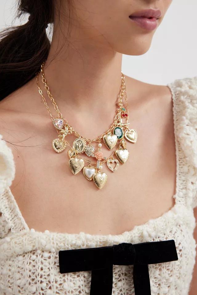 Bianca Layered Charm Necklace Set Product Image