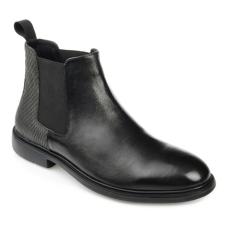 Thomas & Vine Oswald Mens Leather Chelsea Boots Black Product Image